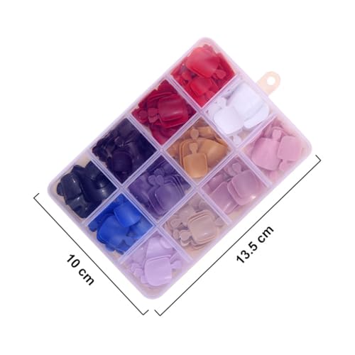 288 Pcs Press On Toenails Short Square Fake Toe Nails Press Ons Set Solid Color False Toenails Full Cover Acrylic Glue on Toe Nails Reusable Glossy Artificial Toenail Kit for Women Manicure 12 Color - color: A008