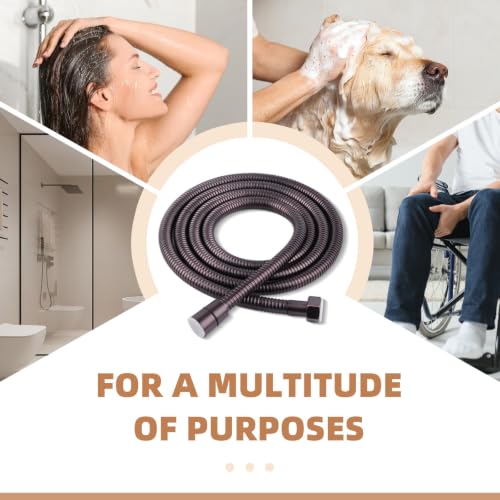 Angle Simple Handheld Shower Hose Replacement, 79 Inches, Oil Rubbed Bronze - color: Oil Rubbed Bronze, size: 79 Inch