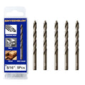 5/16 Cobalt Drill Bits for Metal and Hardened Steel (5Pcs) - size: 5/16 in (5 pcs)