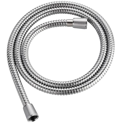 59 inches Kinkless Chromed Flexible Stainless Steel Shower Hose - Replacement for Handheld Showerhead Hose - style: 59'' Chrorme