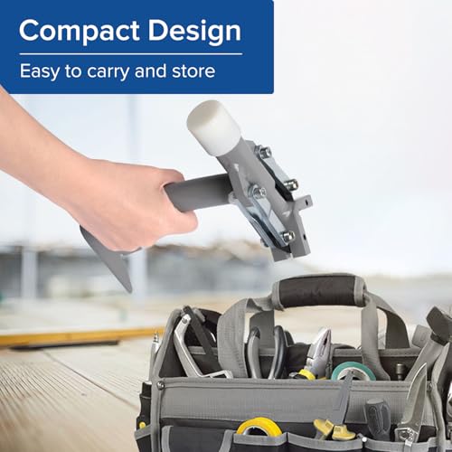 Magisale Corner Bead Tool for Drywall Installation - Iron Corner Clincher Fixture & Crimper with Angle Clamp, Easy to Use & Secure Corner Fixing Tool (Professional Grade)