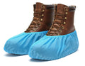 X-Large Disposable Boot Covers Non Slip Clean Home Shoe Covers - color: Blue, size: X-Large
