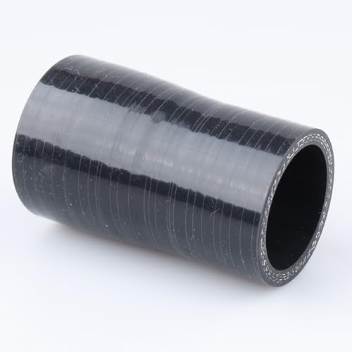 AC PERFORMANCE ID 1-9/16" to 1-3/8" Straight Silicone Hose Reducer Black - color: Black, size: ID 1-9/16" to 1-3/8" (40mm to 35mm)