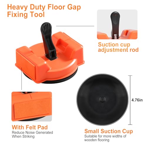 Heavy Duty Floor Gap Fixer Tool 5 PCS Sticky Pads Laminate Flooring Tools