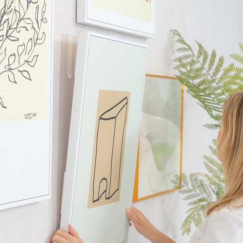 Hefty Picture Hanging Kit - 8 Medium & 12 Large Pairs, Holds Up to 12 & 16 lbs | Picture Hangers & Kit for Home Decor - Picture Hanging Hardware for Superior Adhesion on Frames, No Nails - size: Combo - 8M & 12L Pairs