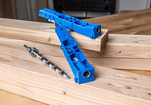 Kreg KPHJ920 Pocket-Hole Jig XL with SML-C2X250-125 HD Pocket Screws, 2-1/2 Inch (125 Count) and SML-C4X400-75 XL Pocket Screws, 4 Inch (75 Count)