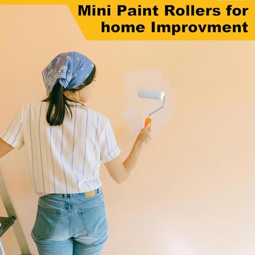 Foam Paint Roller, 4 Inch Mini Paint Roller Covers, 48 Pack - size: 4",48pcs