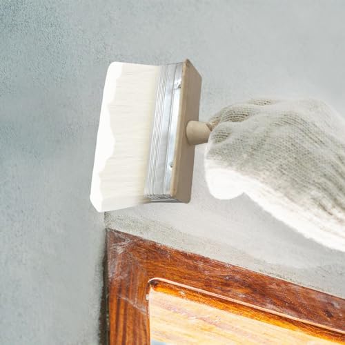 5 Inch Deck Brush for Wood Stain, Wide Paint Brushes for Walls, Limewash
