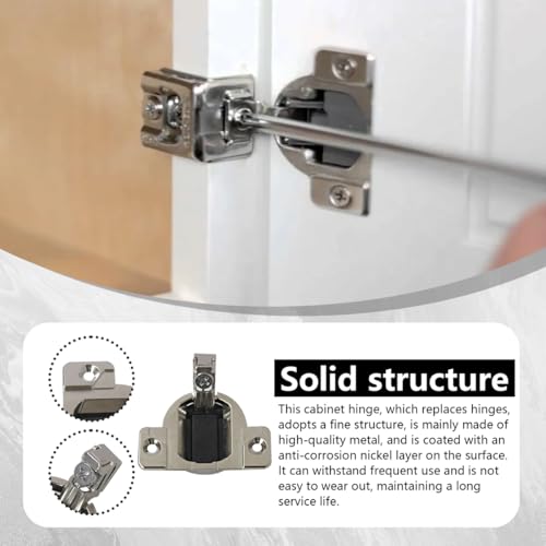 8-Pack Self Closing Hinges Compatible with for Blum 32.160-01.01, 30.460, 32.160, 32.460, 32.260, 30310-1102, 30.310, PA66 Compact 33 Cabinet Systems
