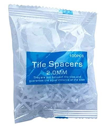 Tile Leveling System Kit with 100pcs Tile Leveler Installation Tool, 600pcs 2mm Tile Spacers and 2pcs Wrenches, Reusable Flooring Level Tile levellers for Building Walls & Floors