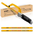 KATA 10 Inch Mini Hacksaw for Metal Cutting with 3PCS Blades in Tight Space - size: 10" Hacksaw