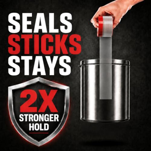 Clear Weather Stripping Seal Strip for Doors and Windows - Draft Stopper for Frames, Glass & Gaps | Transparent Silicone Insulation Seal (35mm Wide, 10M / 33Ft Total, 2-Pack)