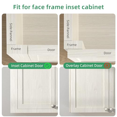 Face Frame Inset Cabinet Hinge(10 Pack), 110° Face Frame Insert Cabinet,Cabinet Door Hinge,Clip-on Base,Soft Close,Silent Hinge,3D Adjustable Hinge for Kitchen Cabinets,Bookcases,Wardrobes