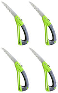 GARDEN GURU Folding Pruner Saw with Ergonomic Handle & Safety Lock – Non Slip – Rust Resistant Hardened Steel – Professional Grade Sawtooth Blade – for Pruning Trimming Camping Clearing (4 Pack) - size: 4 Pack