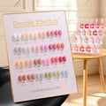 Double Rhythm 28Pcs 0.5Oz Gel Nail Polish Set Same Color Same Bottle Gel Polish Kit Nail Art Manicure Salon DIY at Home for Women (Nude Pink Collection-T24-3) - color: Nude Pink Brown