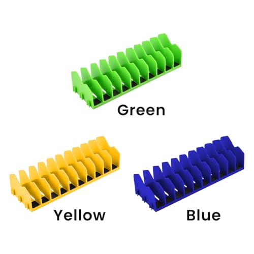 Pliers Organizer 2‑Pack, Expandable 20‑Slot Tool Rack - color: green