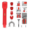 14-in-1 Faucet & Sink Wrench, Multi-Functional Tap Spanner Tool - style: Fourteen-in-One