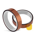 High Temperature Tape Heat Tape Heat Resistant Tape Heat Transfer Tape Heat Tape for Sublimation No Residue 10mm X 33m 108ft (Yellow-2 Roll) - color: A-Yellow-2 Roll