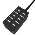 SABRENT 60W 10-Port USB Charging Station, Auto-Detect (AX-TPCS) - size: 10-Port