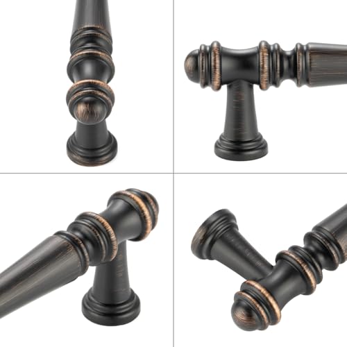 KOOFIZO 10 Pack 3 in Oil Rubbed Bronze Cabinet Pulls, Drawer Handles P30 - color: Oil Rubbed Bronze, size: 3" CC - 10Pcs