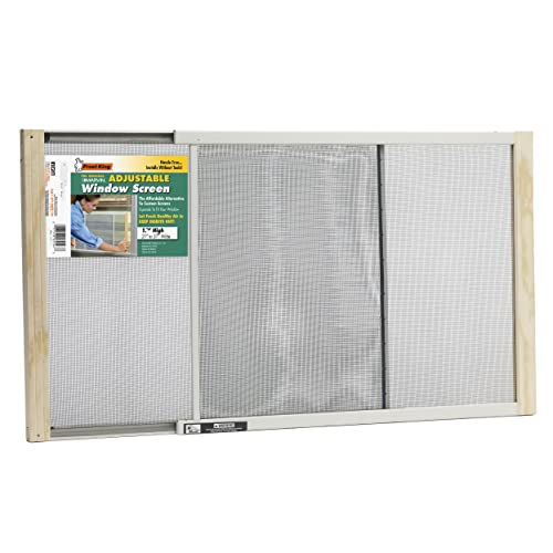 Frost King AWS1837SP WB Marvin Adjustable Window Screen, 18in High x Fits 21-37in Wide - style: 18" High x Fits 21-37" Wide