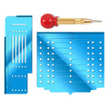 King&Charles Cabinet Hardware Template&Center Punch for Handles Knobs Pulls - size: Classic Align Sizes