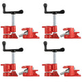 4 Pack 3/4" Wood Gluing Pipe Clamp Set, Pipe Clamps for Woodworking - style: 4 Pack, 3/4"