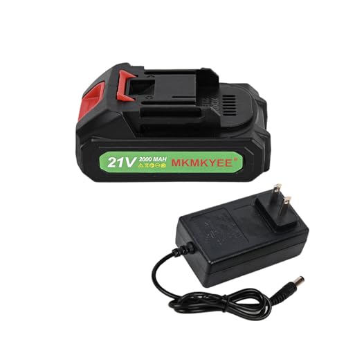 21v Lithium Battery - 2.0 Ah Battery with Charger Cord Compatible for Mini Chainsaw