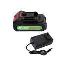 21v Lithium Battery - 2.0 Ah Battery with Charger Cord Compatible for Mini Chainsaw