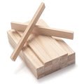 Wood Strips Slats Wooden Dowels for Crafts 1/4" × 3/4" × 6", 30 PCS Wood Trim Planks for Wall, Flat Lumber Boards Square Dowel Rods, Wooden Sticks for Crafting, Woodworking, Model Making - size: 1/4x3/4x6 in - 30 PCS