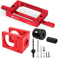 3-1/2" Fixed Size Door Hinge Jig for Door and Jamb, Aluminum Alloy - size: 3.5 in with Door Lock Kit