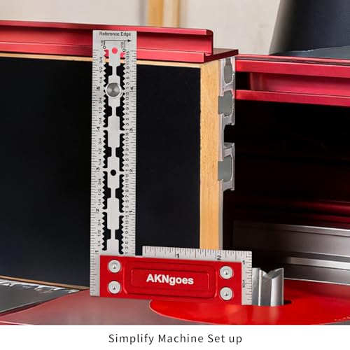 Precision Woodworking Square, Woodworking Scriber Marking Line Ruler 6inch - style: 6 Inch