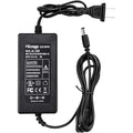 Facmogu 12V 5A Power Supply, AC 100-240V Adapter Converter Transformer 60W - size: 12V 5A (2 Prong Plug)