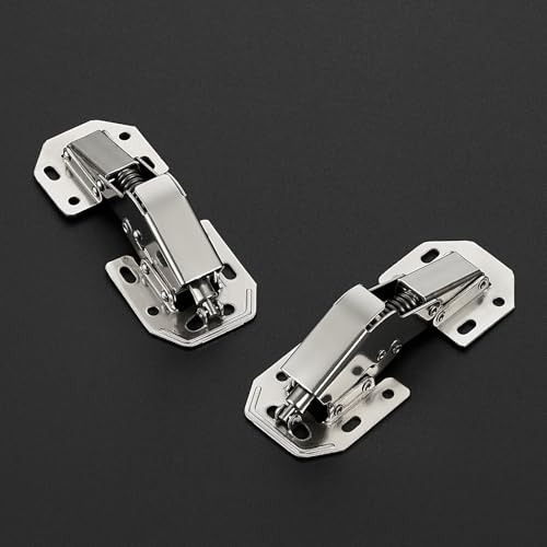 Ravinte Hidden Cabinet Hinges, Concealed Cabinet Hinges Soft Close, 2 Pack