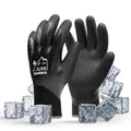 toolant Waterproof Winter Work Gloves, Double Nitrile Oil Resistant Grip - color: Black, size: Medium (Pack of 1)