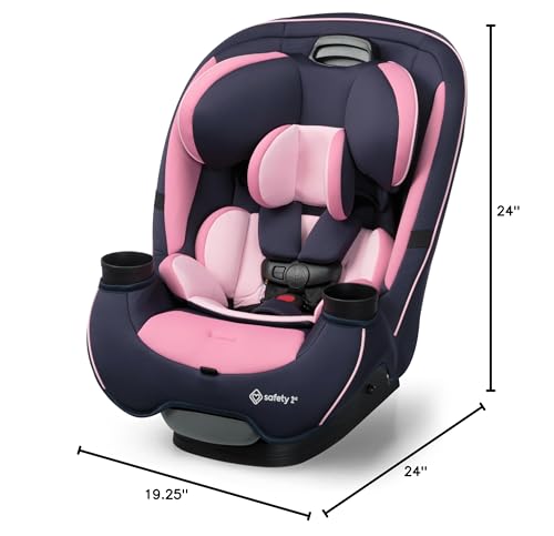 Safety 1st Grow and Go All-in-One Convertible Car Seat, Rear Facing, 5-40 lbs, Forward Facing (30–65 lbs), High Back Booster Seat 40-100 pounds, Vineyard Girl - color: Vineyard Girl, style: Original