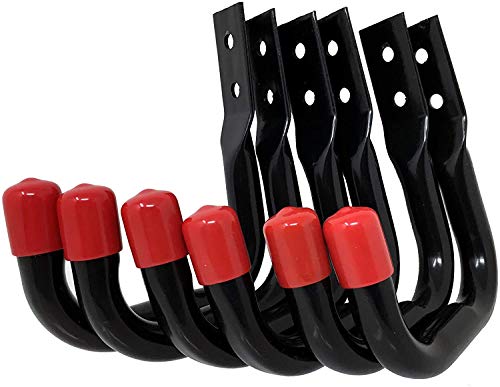Tetra-Teknica UH03-6P Heavy Duty Garage Storage Utility Hooks, 6 Pack