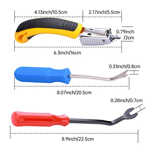 3PCS Upholstery and Construction Staple Remover with Tack Puller Tool - style: Style 3