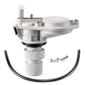 Anti Siphon Toilet Fill Valve Assembly, Toilet Fill Valve Replacement Kit for Most Toilets, Excluding One Piece Low Boys, White