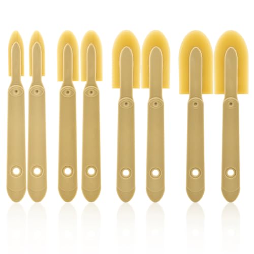 8pcs Rubber Caulking Spatula Tool, Reusable Caulking Tool Sealant Spatula Spreader 4 Sizes, Caulking Finishing Tool Applicator for Tiles Brick Floors Walls Bathroom Kitchen