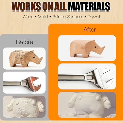 100PCS Micro Detail Sander Kit, 3-in-1 Precision Mini Finger Sander