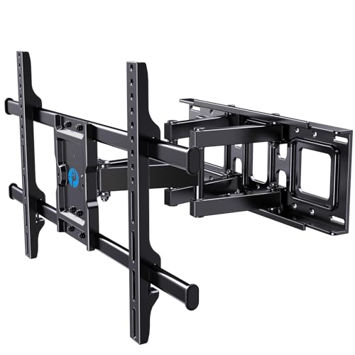 Pipishell Full Motion TV Wall Mount for Most 37-84 Inch TVs up to 132lbs, Wall Mount TV Bracket Articulating Swivel Tilt Extension Leveling Max VESA 600x400mm Fits 12/16" Wood Stud, PILFK1 - size: 37-84 inch TVs, style: TV Mount without LED
