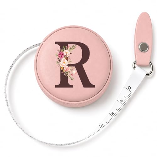 Maicican Retractable Tape Measure, Pink Leather Sewing Measuring Tape, R - color: Tape Measure-Pink R