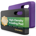 Grenebo 2-Pack Kneeling Pads, Extra Thick, 17.3 x 11 x 1.6 in, Black Purple - color: Black Purple
