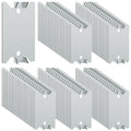 Nail Plates for Wood Studs 1.5 x 2.5 Inch Nail Stud Guards with Sharp Pointed Prongs Electrical Wire Stud Plate Protector Nail Stopper for Plumbing and Wiring Protection - 100Pack - size: 1.5" x 2.5" - 100 Pack