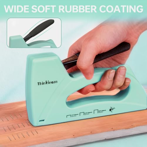 Light Duty Staple Gun for Wood, Upholstery Staple Gun for Classroom - color: Green