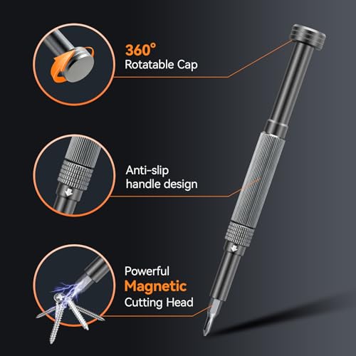 UF-TOOLS 83 in 1 Electronics Precision Screwdriver Set, Mini Professional Magnetic Repair Tool Kit with Torx Phillips Triwing for Computer, iPhone, Macbook, PC, Laptop, Watch, PS5, RC