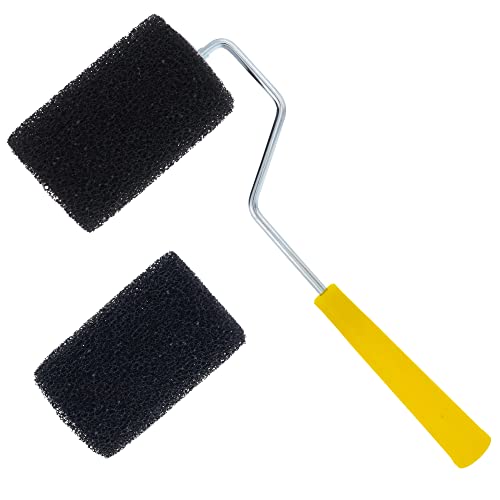 Custom Shop Paint Roller Frame 2-4" x 1/4" Textured Bed Liner Roller Covers