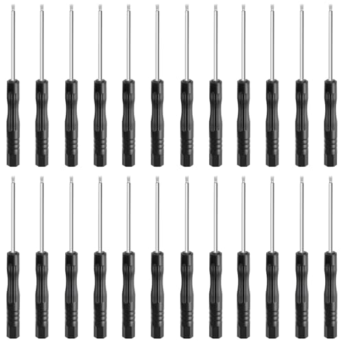 24 Pcs 1.5mm Slotted Precision Screwdriver, 2mm Magnetic Tip, 84mm - size: 1.5 Flathead