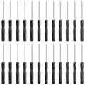 24 Pcs 1.5mm Slotted Precision Screwdriver, 2mm Magnetic Tip, 84mm - size: 1.5 Flathead